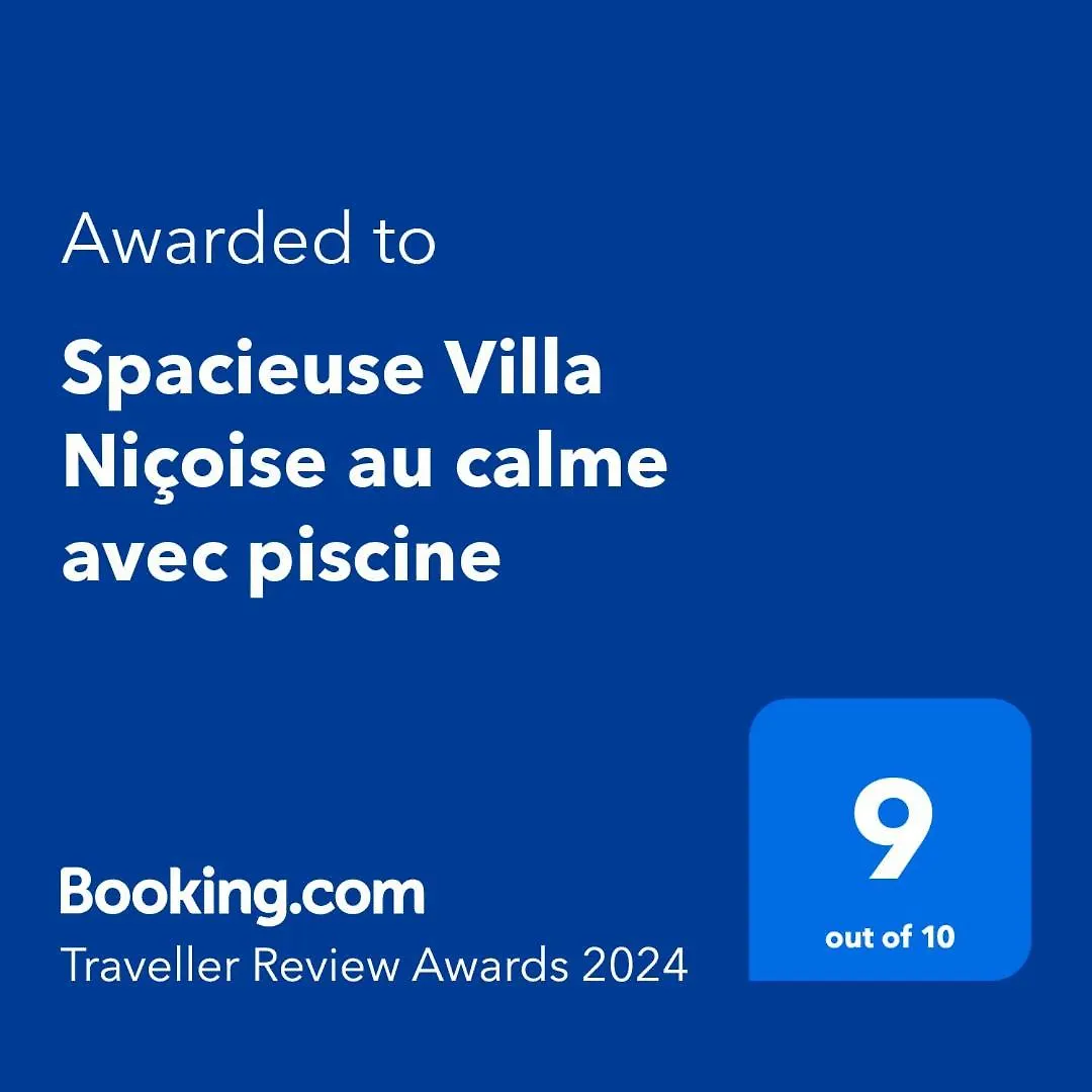 Spacieuse Villa Niçoise au calme avec piscine Nice